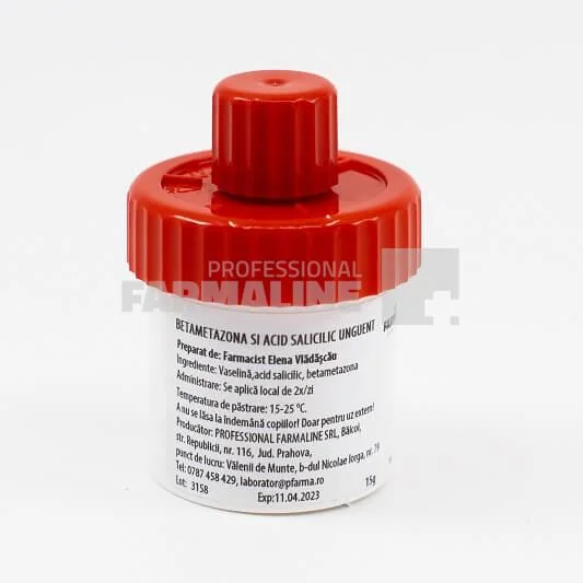 Betametazona si Acid salicilic unguent 15 g