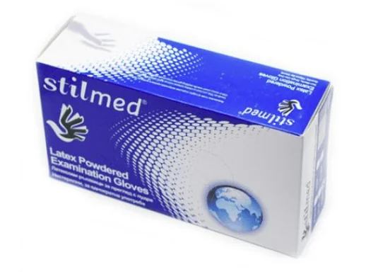 Manusi examinare latex pudrate ,,M'' 100 bucati