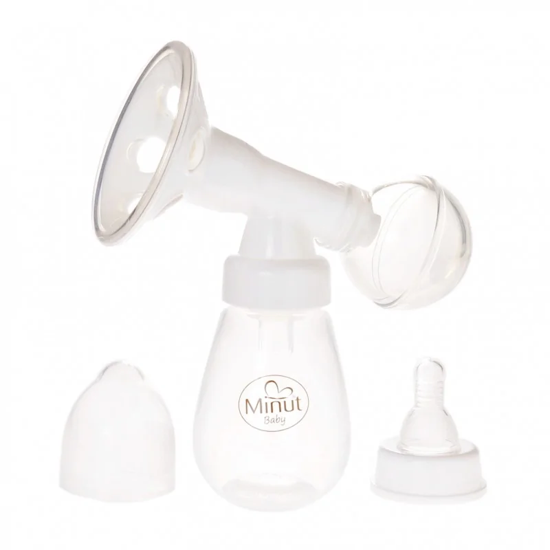 Minut Baby Pompa Manuala san cu biberon 125ml si tetina (MIN 2019008)