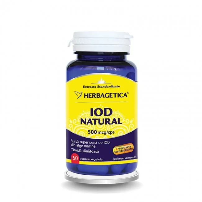 Iod natural 500 mcg 30 capsule