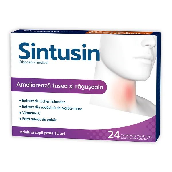 Zdrovit Sintusin 24 comprimate de supt