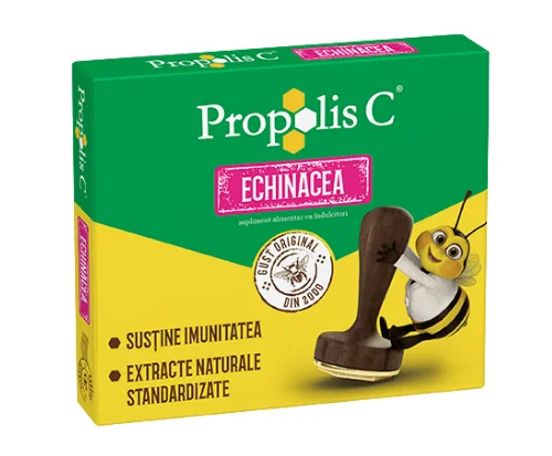 Propolis C cu echinacea 20 comprimate