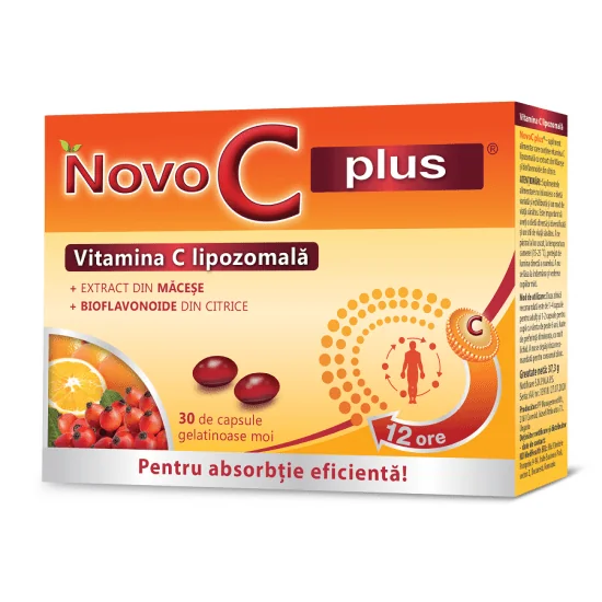 Novo C Plus Vitamina C lipozomala 30 capsule