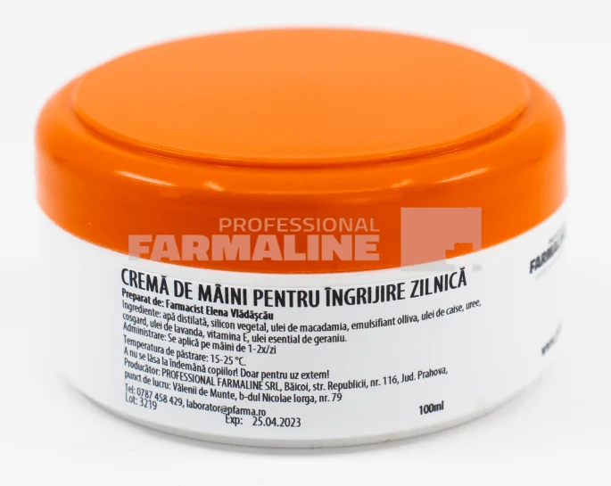 Crema de maini pentru ingrijire zilnica 100 ml