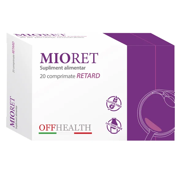 Mioret retard 20 comprimate