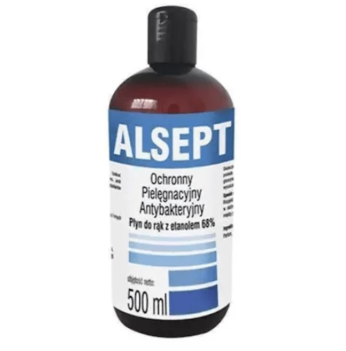 Alsept Solutie antibacteriana 68% alcool 500 ml