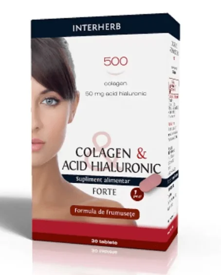 Colagen & Acid Hyaluronic Forte 30 tablete