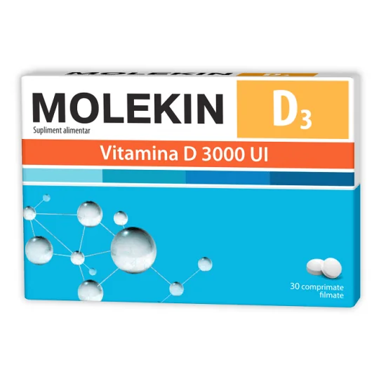 Molekin D3 3000 U.I. 30 comprimate