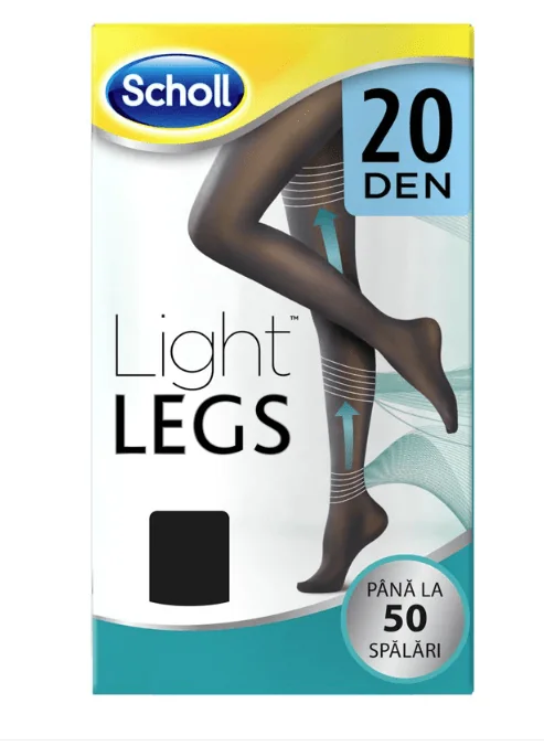 Scholl Ciorapi Compresivi Light Legs 20 Den Negru ''S''
