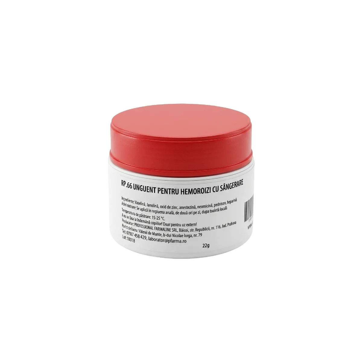 Unguent pentru hemoroizi cu sangerare 30 ml