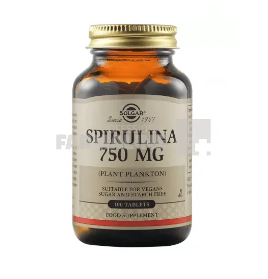 Spirulina 750 mg 80 tablete