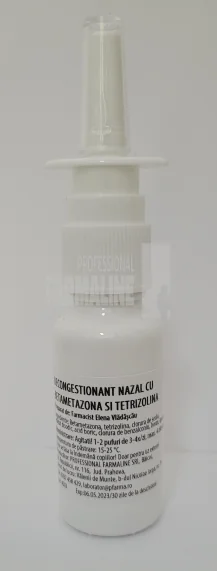 Decongestionant nazal cu betametazona si tetrizolina 10 ml