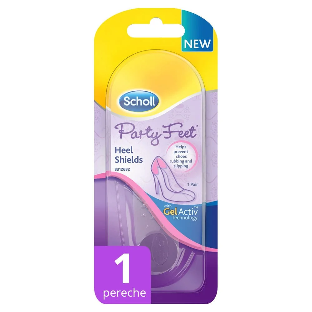 Scholl Party Feet Plasture Gel transparent pentru calcaie