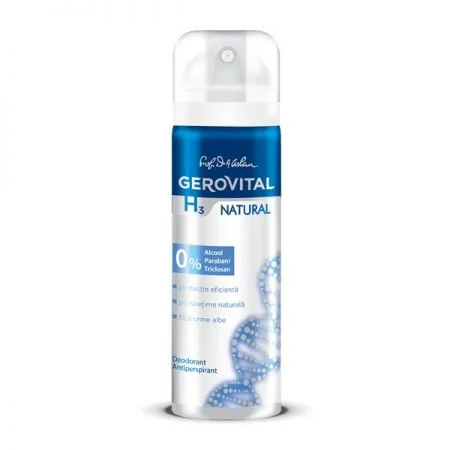 Gerovital H3 Natural Deodorant spray 150 ml