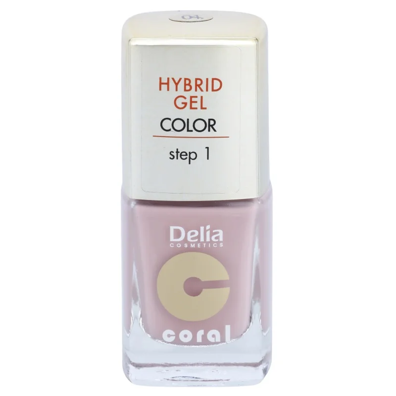 Delia Coral Hybrid Gel Color step 1 Lac unghii 04