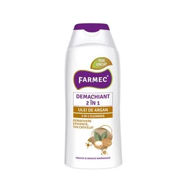 Farmec Demachiant 2 în 1 cu Ulei de Argan 200 ml