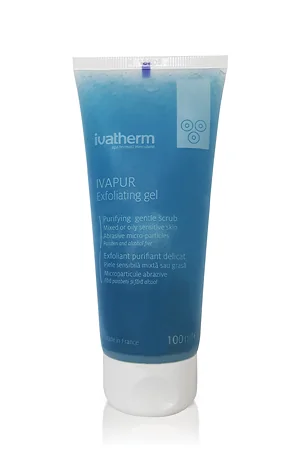 Ivapur Gel exfoliant piele mixta grasa si sensibila 100 ml