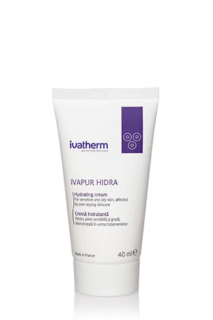 Ivapur Hidra Crema hidratanta pentru piele sensibila grasa deshidratata in urma tratamentelor 40 ml