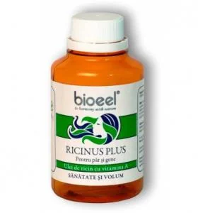 Ricinus Plus Ulei Ricin cu Vitamina A 80 g