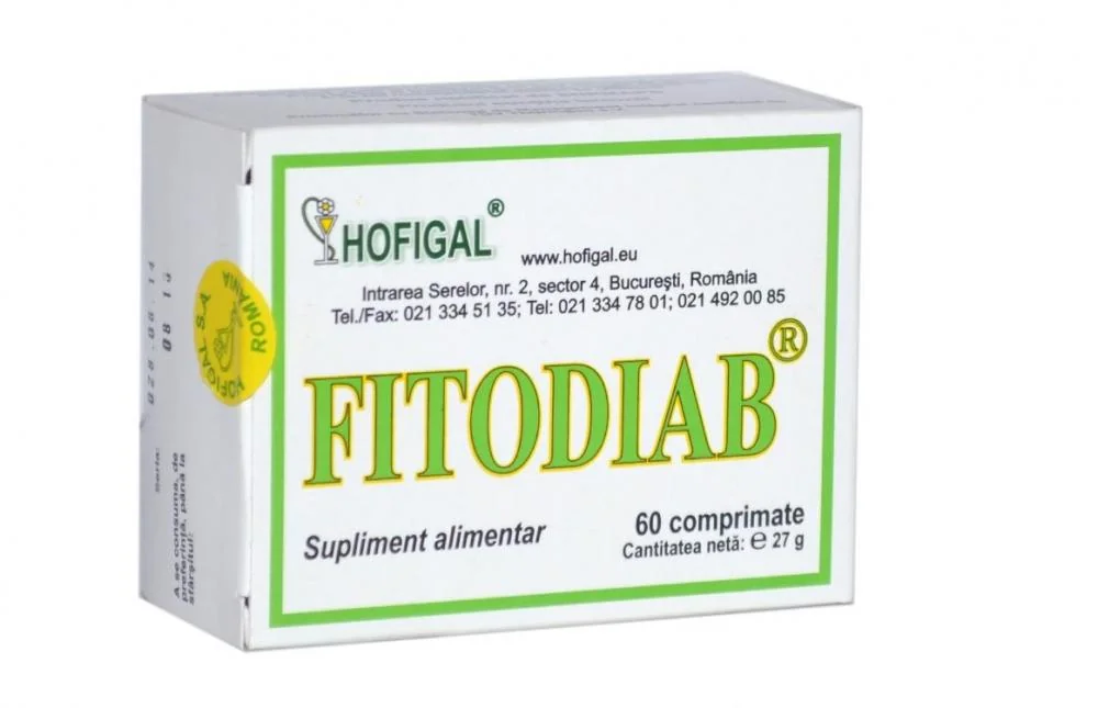 Fitodiab 60 comprimate