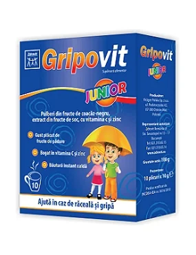 Gripovit Junior 10 plicuri