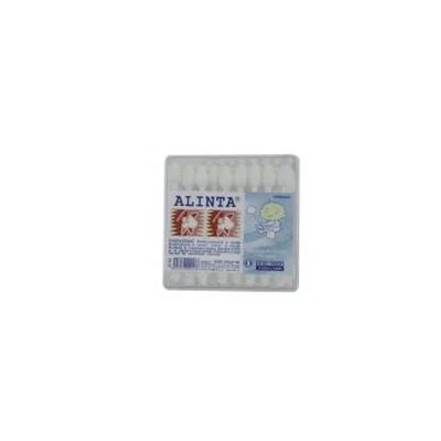 Alinta Betisoare bumbac cu opritor 55 bucati