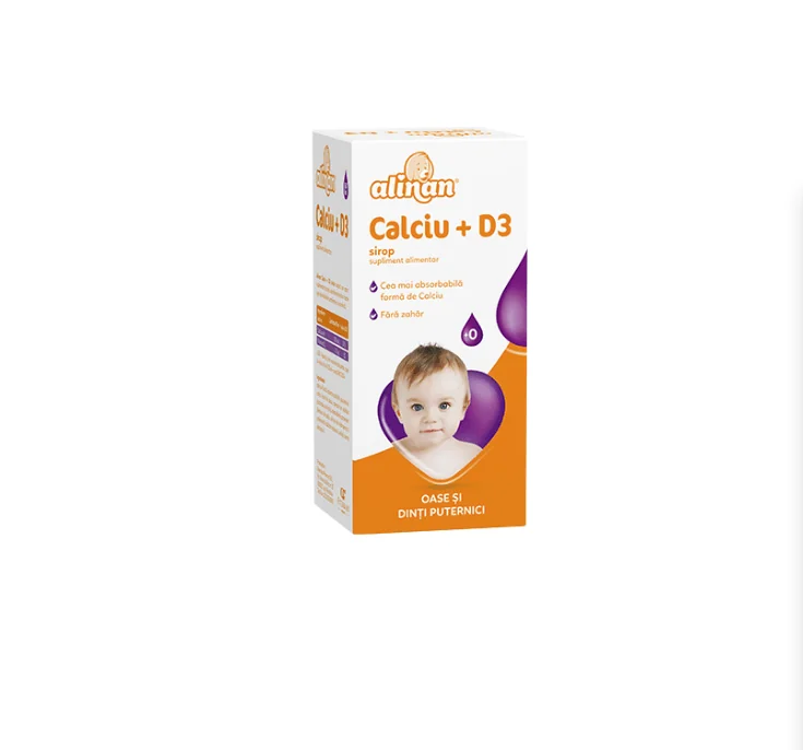 Alinan Calciu + D3 Sirop 150 ml