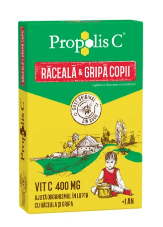 Propolis C Raceala si gripa  Kids 8 plicuri