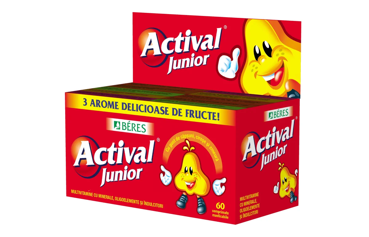 Beres Actival Junior 60 comprimate masticabile