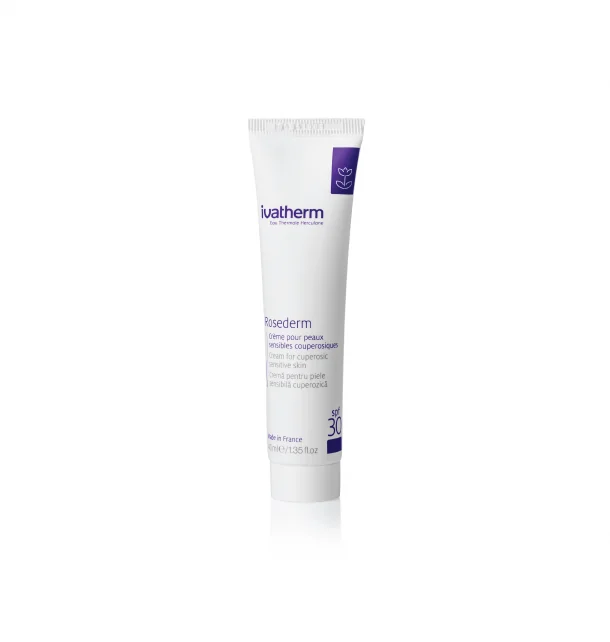 Ivathem Rosederm Crema piele sensibila cuperozica SPF30  40ml
