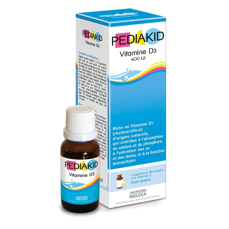 Pediakid Vitamina D3 400U.I. picaturi  20ml
