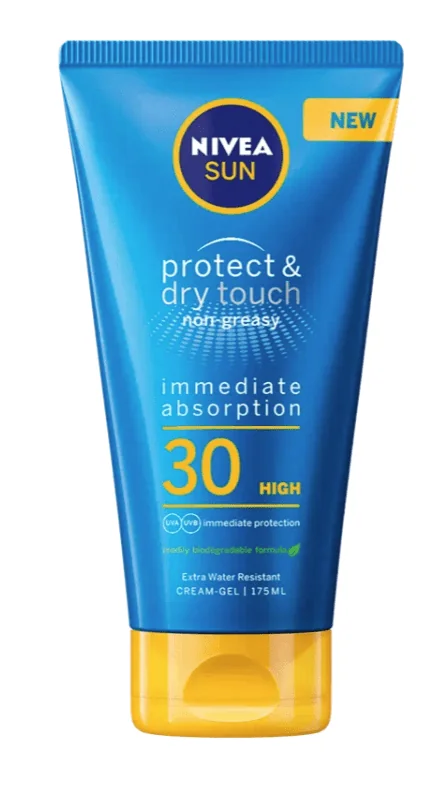 Nivea 85528 Sun Protect&Dry Touche Crema-Gel absorbtie imediata SPF30 175ml