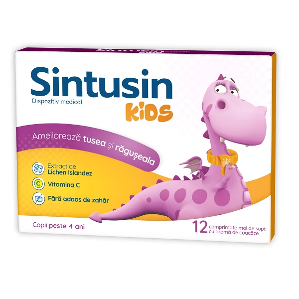 Zdrovit Sintusin Kids 12 comprimate