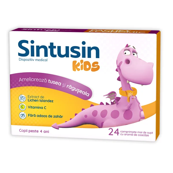 Zdrovit Sintusin Kids 24 comprimate