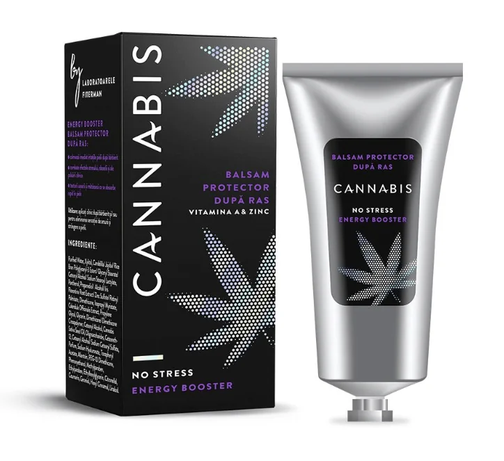 Fiterman Cannabis Balsam protector dupa ras Cannabis cu Vitamina A si Zinc 75 ml
