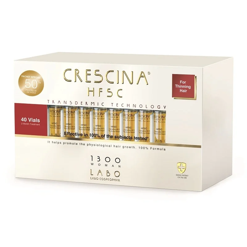 Crescina HFSC 1300 Femei Tratament transdermic 40 fiole