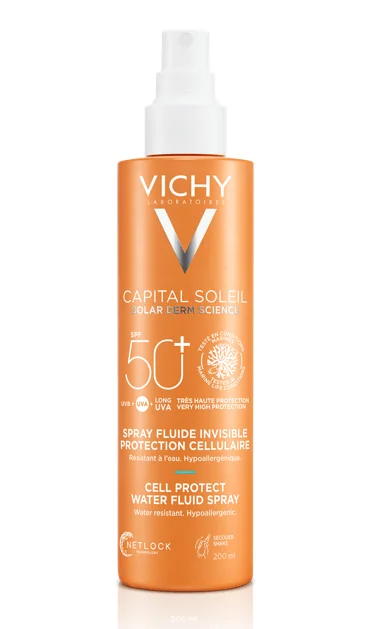 Vichy Capital Soleil Cell Protect Spray fluid invizibil SPF50 200 ml