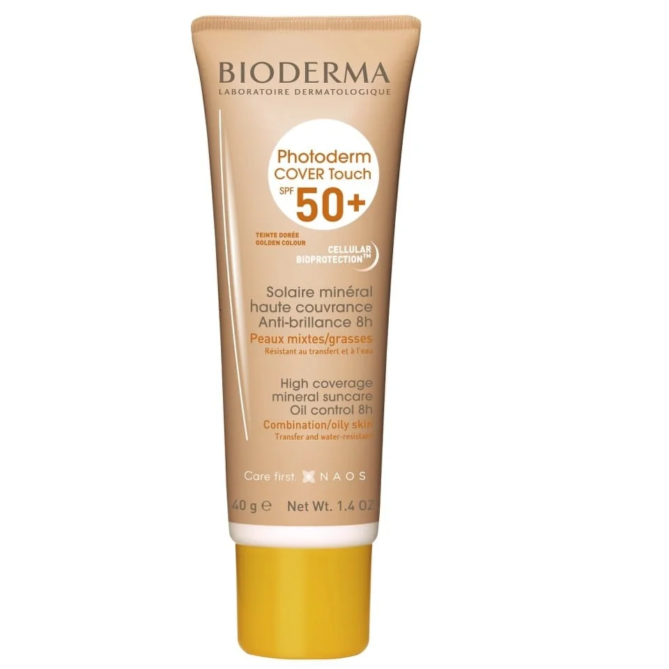 Bioderma Photoderm Cover Touch Fluid SPF50 nuanta aurie 40 ml