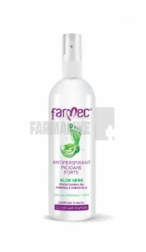 Farmec Antiperspirant spray pentru picioare forte  cu aloe vera 200 ml