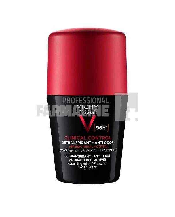 Vichy Homme Clinical Control Deodorant roll-on 96h 50 ml