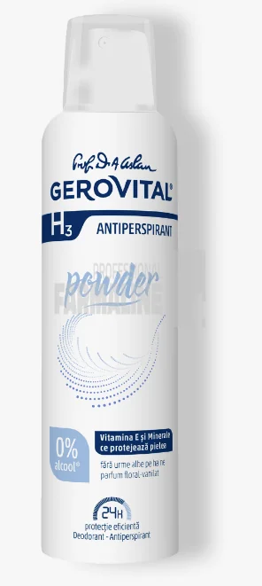 Gerovital H3 Powder Deodorant spray 150 ml