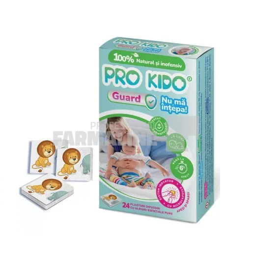 Pro Kido Guard Plasturi difuzori naturali pentru bebelusi si copii 24 bucati