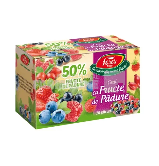 Fares Ceai cu fructe de padure 20 plicuri
