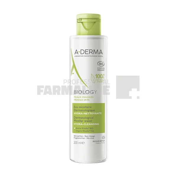 A-Derma Biology Apa micelara hidratanta 200 ml