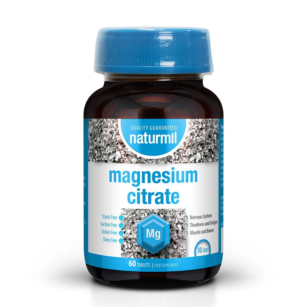 Magnesium Citrate 200 mg  60 comprimate