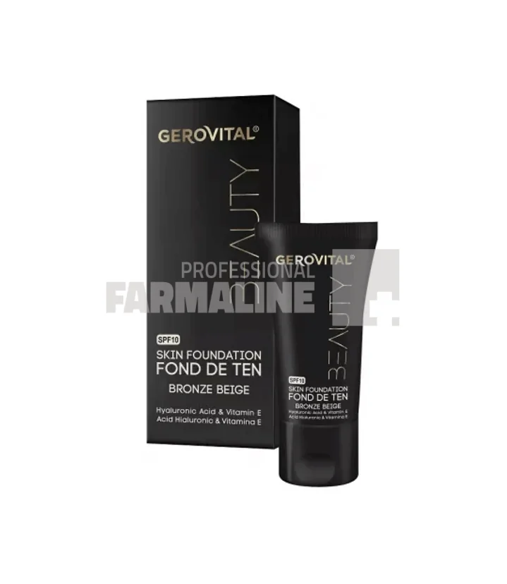 Gerovital Beauty Fond de ten Bronze Beige SPF10  30 ml