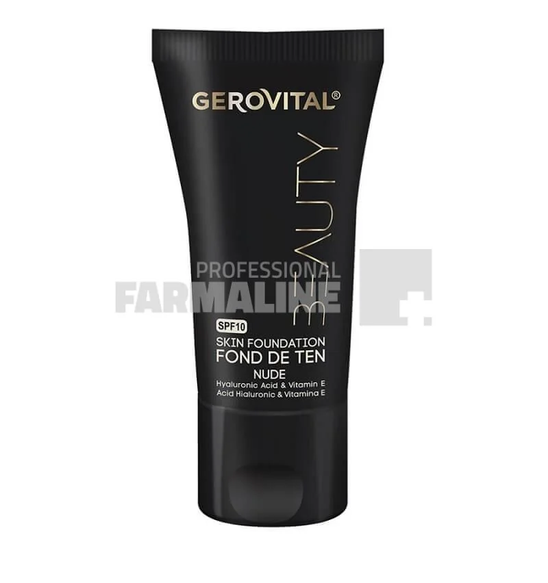 Gerovital Beauty Fond de ten Nude SPF10  30 ml