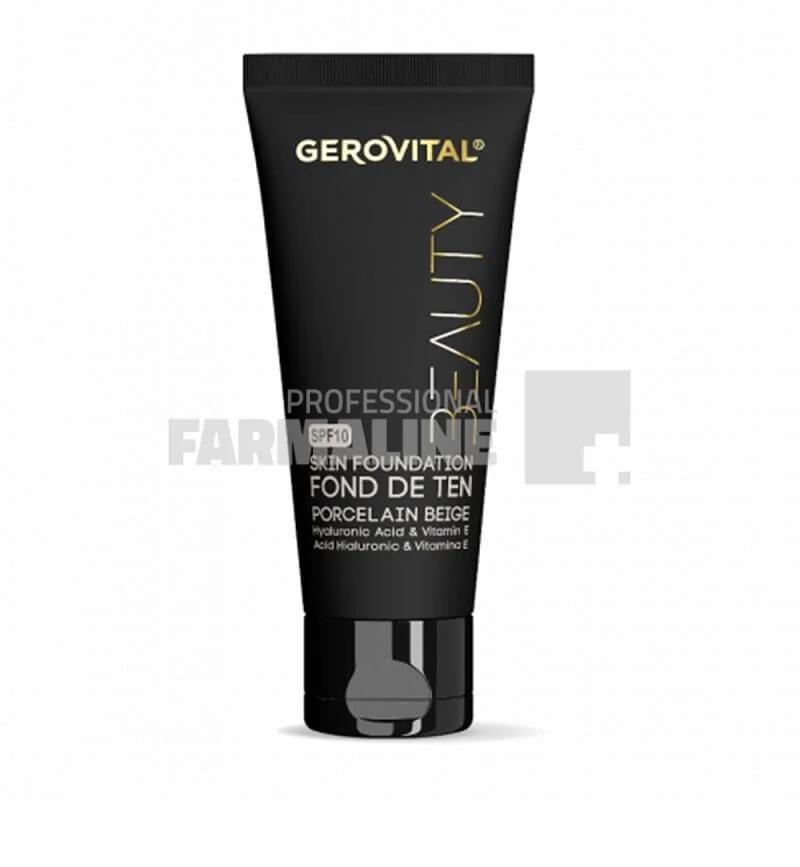 Gerovital Beauty Fond de ten Porcelain Beige SPF10  30 ml