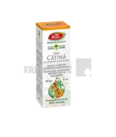 Fares Ulei de catina cu galbenele si sunatoare 30 ml