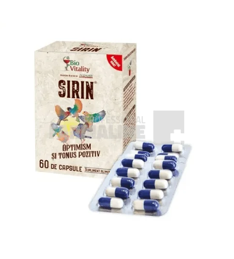 Sirin Optimism si tonus pozitiv 60 capsule